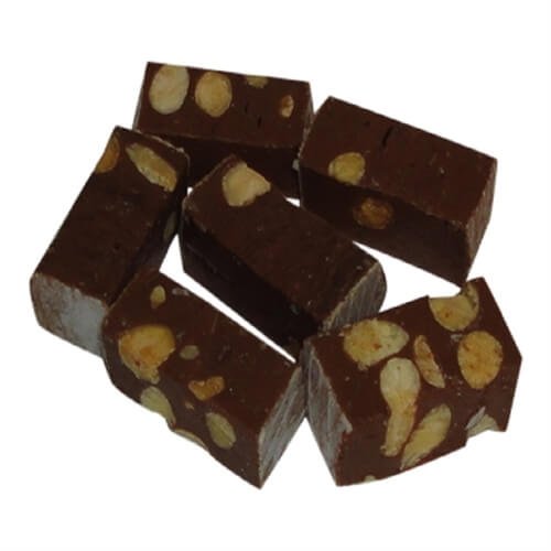 Nougat med chokolade flowpakket 6 stk.